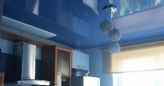 Натяжной потолок на кухню Куйбышев, цена от 6328 руб.