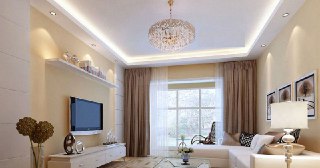 Натяжной потолок в гостиную Куйбышев, цена от 6432 руб.