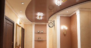 Натяжной потолок в прихожую Куйбышев, цена от 5239 руб.