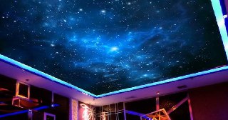 Натяжной потолок звездное небо Куйбышев, цена от 5270 руб.