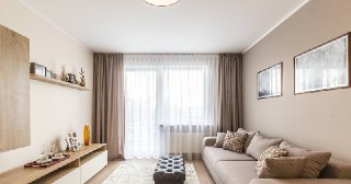 Натяжной потолок в гостиную Куйбышев, цена от 6432 руб.